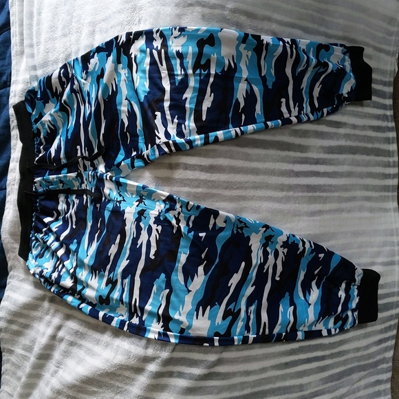 Mens Blue Camo pants XL - Picture 1 of 2